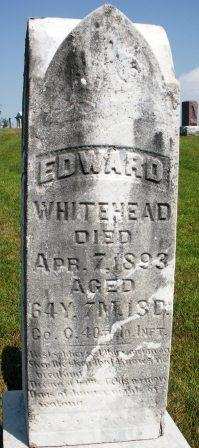 WHITEHEAD, EDWARD - Mahaska County, Iowa | EDWARD WHITEHEAD 
