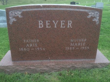 BEYER, MARIE - Marion County, Iowa | MARIE BEYER 