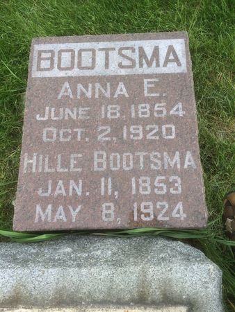 BOOTSMA, HILLE - Marion County, Iowa | HILLE BOOTSMA 