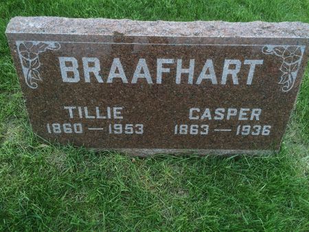 BRAAFHART, CASPER - Marion County, Iowa | CASPER BRAAFHART 
