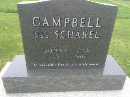 CAMPBELL, DONNA JEAN - Marion County, Iowa | DONNA JEAN CAMPBELL 