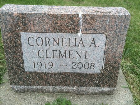 CLEMENT, CORNELIA A. - Marion County, Iowa | CORNELIA A. CLEMENT 