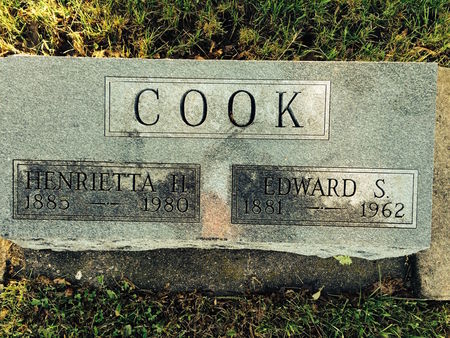 HOSPERS COOK, HENRIETTA H. - Marion County, Iowa | HENRIETTA H. HOSPERS COOK 