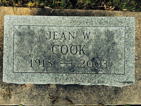 COOK, JEAN W. - Marion County, Iowa | JEAN W. COOK 