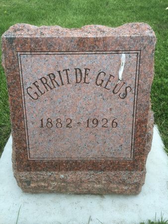 DE GEUS, GERRIT - Marion County, Iowa | GERRIT DE GEUS 