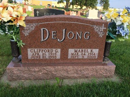 DE JONG, CLIFFORD G. - Marion County, Iowa | CLIFFORD G. DE JONG 