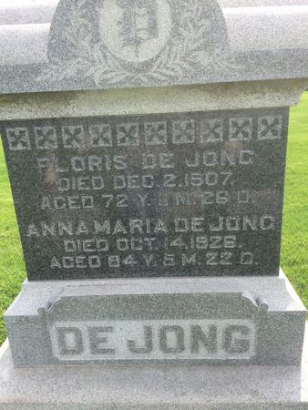 DE JONG, FLORIS - Marion County, Iowa | FLORIS DE JONG 
