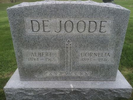 DE JOODE, ALBERT - Marion County, Iowa | ALBERT DE JOODE 