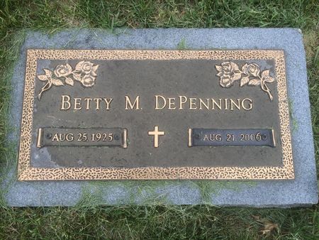 DEPENNING, BETTY M - Marion County, Iowa | BETTY M DEPENNING 