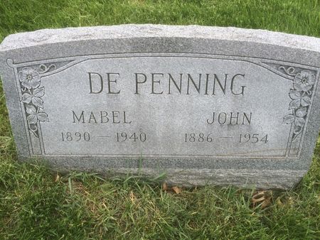 DE PENNING, MABEL - Marion County, Iowa | MABEL DE PENNING 