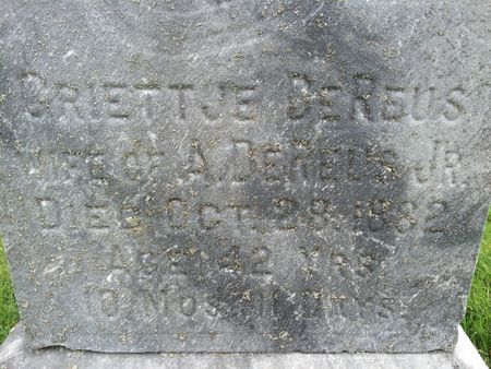 DE REUS, GRIETTJE - Marion County, Iowa | GRIETTJE DE REUS 