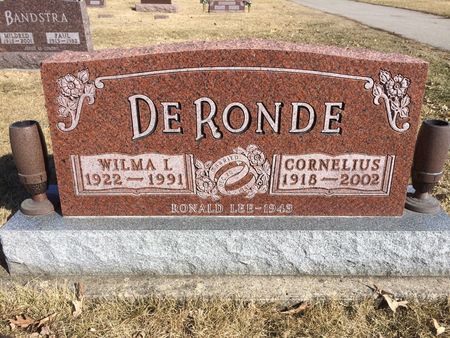 DE RONDE, WILMA L. - Marion County, Iowa | WILMA L. DE RONDE 