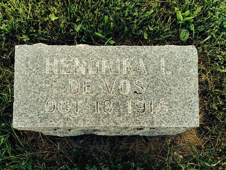 DE VOS, HENDRIKA L. - Marion County, Iowa | HENDRIKA L. DE VOS 