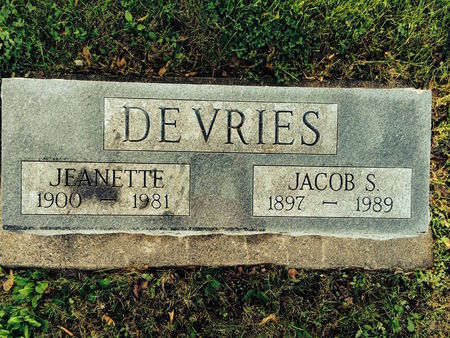 DE VRIES, JACOB S. - Marion County, Iowa | JACOB S. DE VRIES 