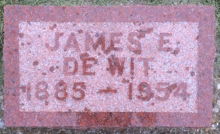 DE WIT, JAMES E. - Marion County, Iowa | JAMES E. DE WIT 