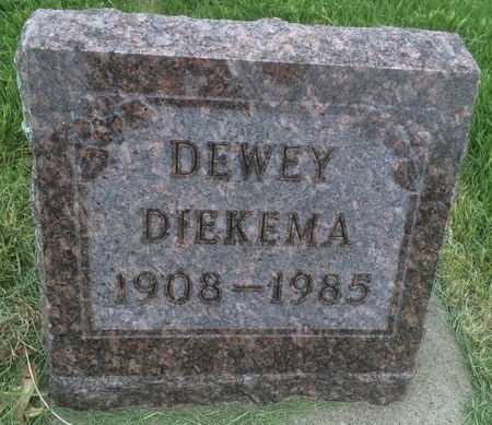 DIEKEMA, DEWEY - Marion County, Iowa | DEWEY DIEKEMA 