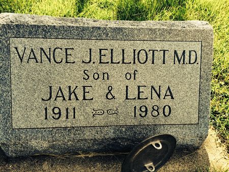 ELLIOTT, VANCE J. - Marion County, Iowa | VANCE J. ELLIOTT 