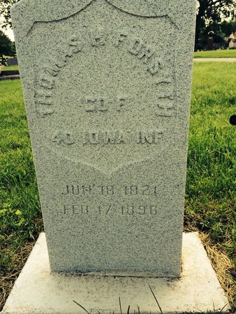 FORSYTH, THOMAS H. - Marion County, Iowa | THOMAS H. FORSYTH 