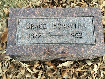 FORSYTHE, GRACE - Marion County, Iowa | GRACE FORSYTHE 