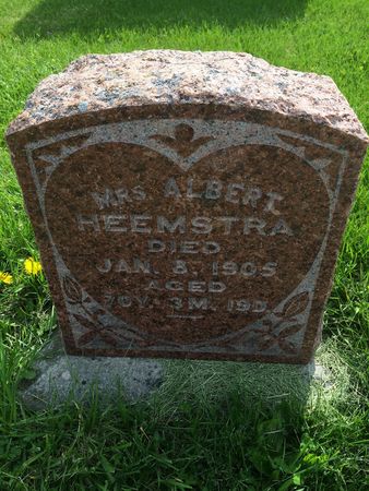 HEEMSTRA, MRS. ALBERT - Marion County, Iowa | MRS. ALBERT HEEMSTRA 