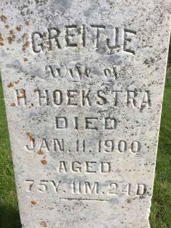 HOEKSTRA, GREITJE - Marion County, Iowa | GREITJE HOEKSTRA 