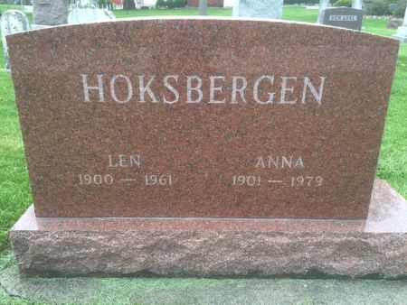 HOKSBERGEN, LEN - Marion County, Iowa | LEN HOKSBERGEN 