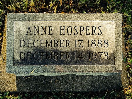 HOSPERS, ANNE - Marion County, Iowa | ANNE HOSPERS 
