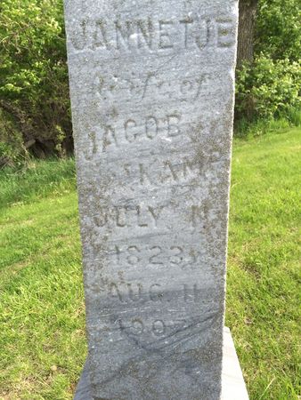 KAMP, JANNETJE - Marion County, Iowa | JANNETJE KAMP 