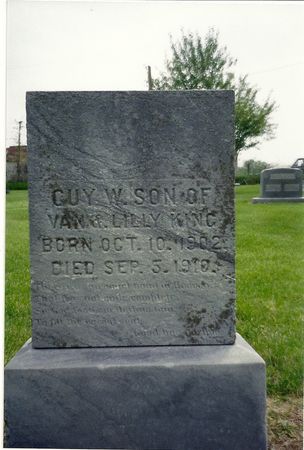 KING, GUY WESTLY - Marion County, Iowa | GUY WESTLY KING 