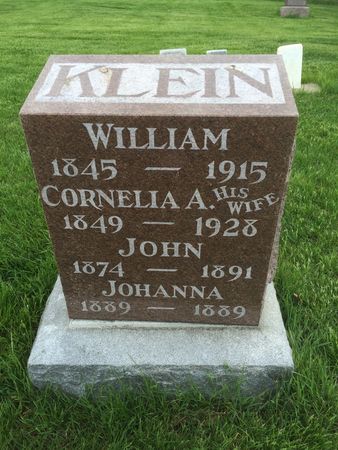 KLEIN, WILLIAM - Marion County, Iowa | WILLIAM KLEIN 
