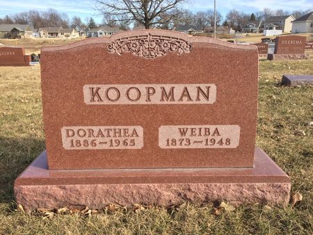 KOOPMAN, DORATHEA - Marion County, Iowa | DORATHEA KOOPMAN 