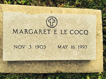 LE COCQ, MARGARET E. - Marion County, Iowa | MARGARET E. LE COCQ 