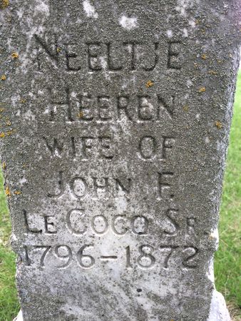 HEEREN LE COCQ, NEELTJE - Marion County, Iowa | NEELTJE HEEREN LE COCQ 