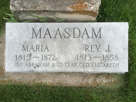 MAASDAM, MARIA - Marion County, Iowa | MARIA MAASDAM 