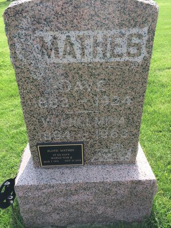 MATHES, DAVE - Marion County, Iowa | DAVE MATHES 
