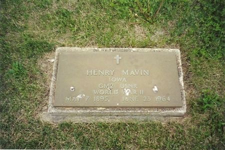 MAVIN, HENRY - Marion County, Iowa | HENRY MAVIN 