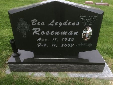 ROSENMAN, BEA - Marion County, Iowa | BEA ROSENMAN 