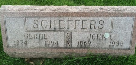 SCHEFFERS, GERTIE - Marion County, Iowa | GERTIE SCHEFFERS 