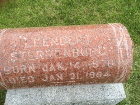 STERRENBURG, LEENDERT - Marion County, Iowa | LEENDERT STERRENBURG 