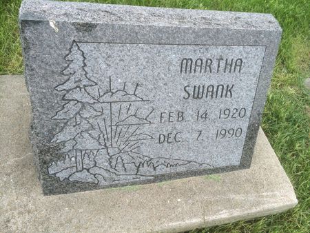 SWANK, MARTHA - Marion County, Iowa | MARTHA SWANK 