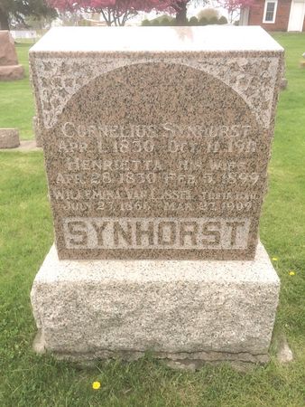 SYNHORST, CORNELIUS - Marion County, Iowa | CORNELIUS SYNHORST 