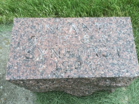 SYNHORST, INFANT OF P & A - Marion County, Iowa | INFANT OF P & A SYNHORST 