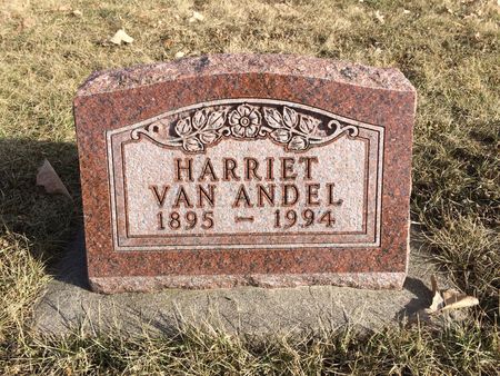 VAN ANDEL, HARRIET - Marion County, Iowa | HARRIET VAN ANDEL 