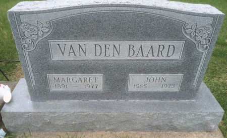 VAN DEN BAARD, MARGARET - Marion County, Iowa | MARGARET VAN DEN BAARD 
