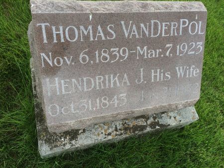VAN DER POL, HENDRIKA J. - Marion County, Iowa | HENDRIKA J. VAN DER POL 