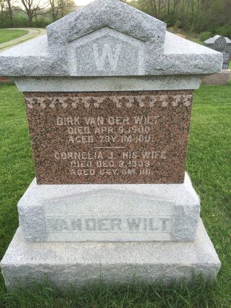 VAN DER WILT, CORNELIA - Marion County, Iowa | CORNELIA VAN DER WILT 