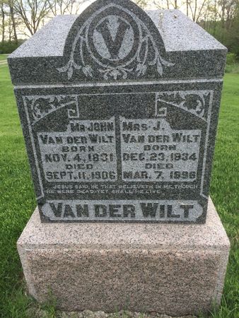 VANDER WILT, MRS. J. - Marion County, Iowa | MRS. J. VANDER WILT 
