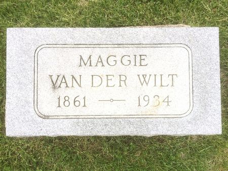 VAN DER WILT, MAGGIE - Marion County, Iowa | MAGGIE VAN DER WILT 
