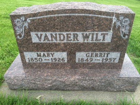 VANDER WILT, MARY - Marion County, Iowa | MARY VANDER WILT 