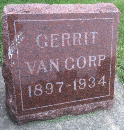 VAN GORP, GERRIT - Marion County, Iowa | GERRIT VAN GORP 